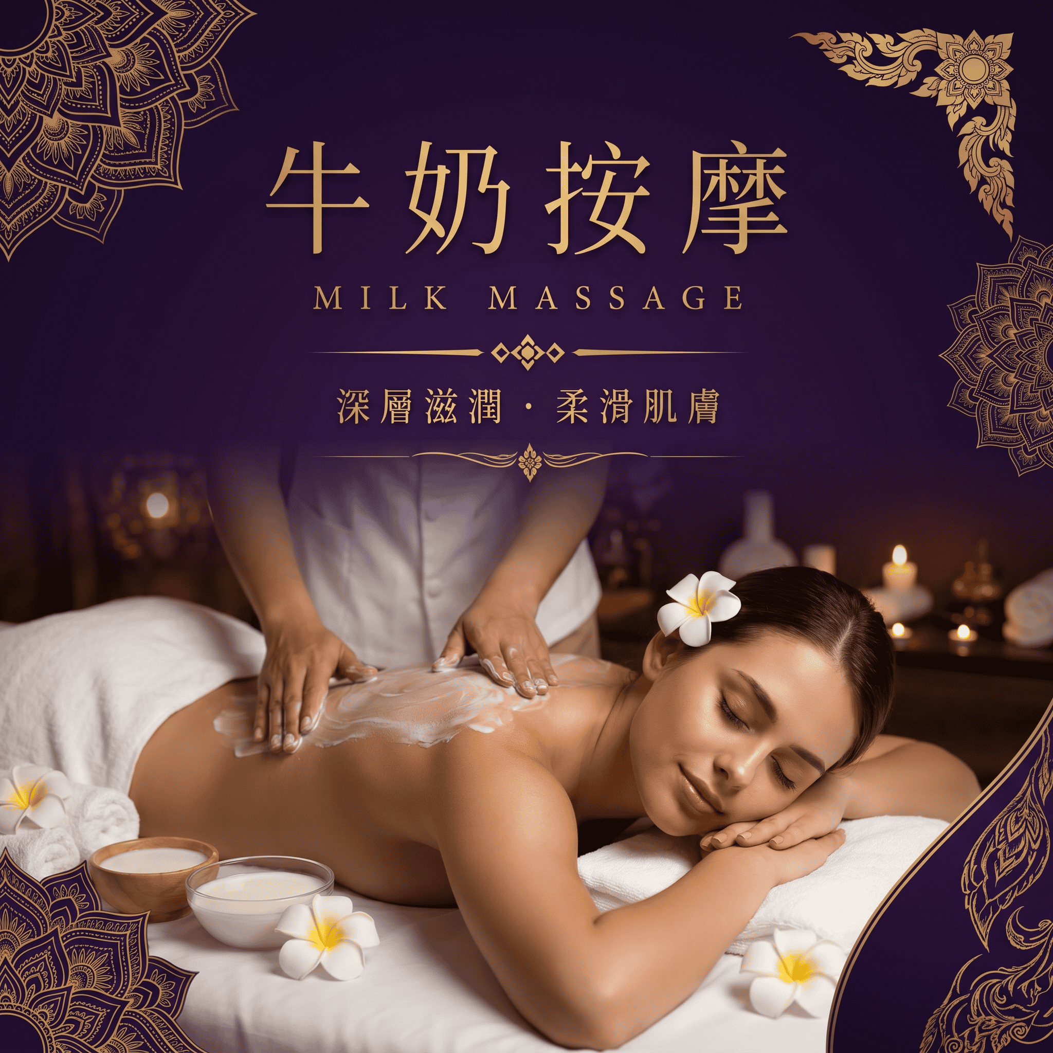 牛奶按摩