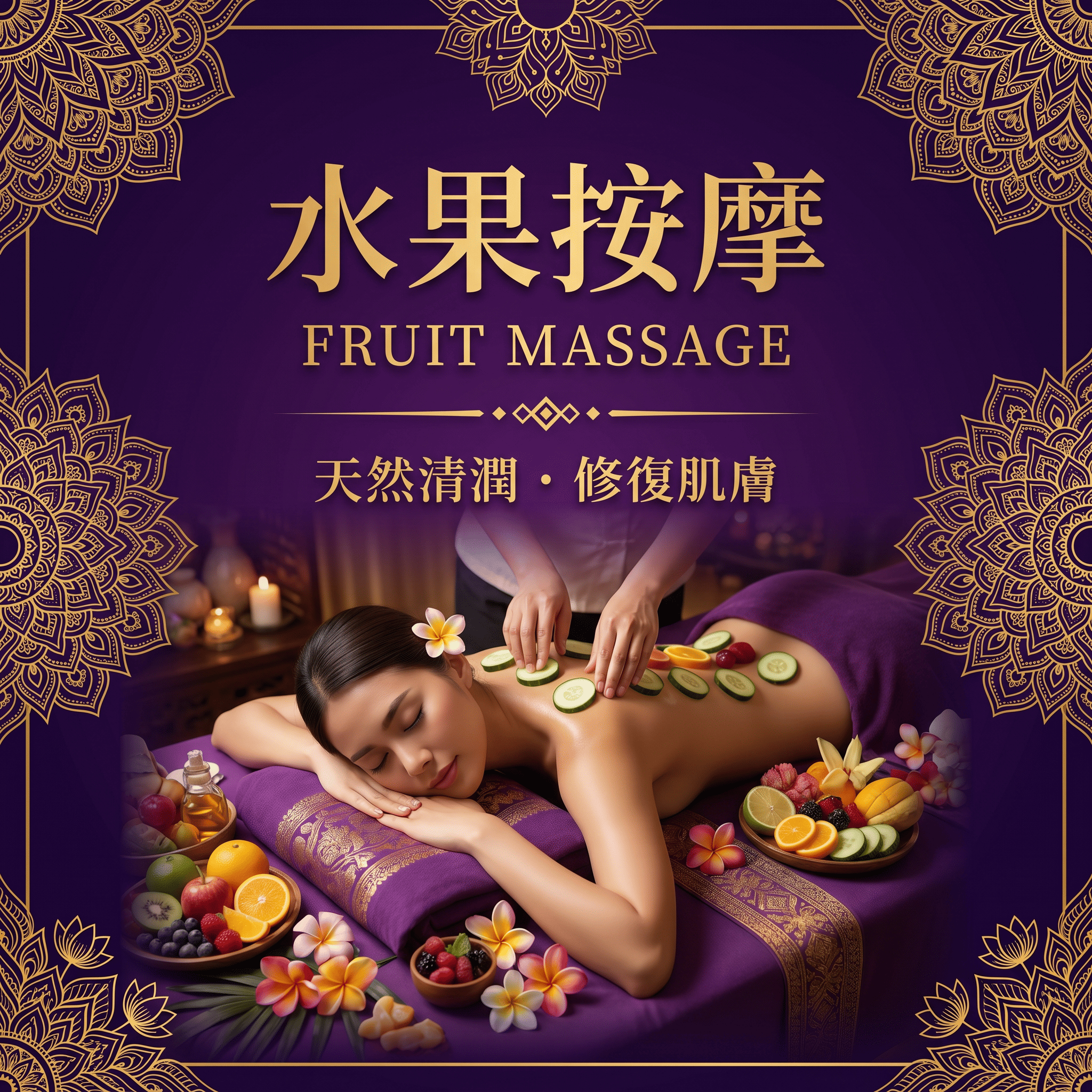 水果按摩